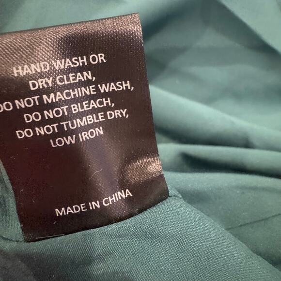 Hutch Women's Floral V-Neck Beck Maxi Wrap Dress Cap Sleeves Green Size XL NWT - Picture 11 of 12